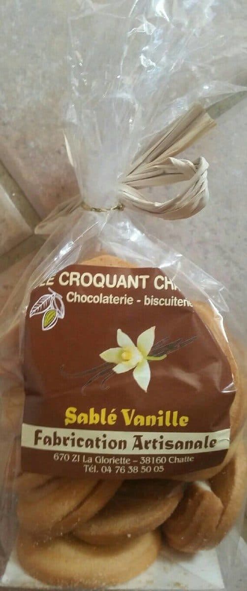 Le Croquant Chattois Sablé vanille packshot