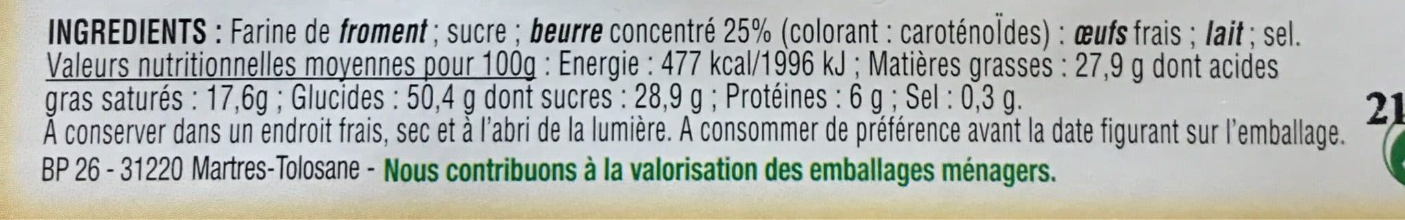 Vital Ainé Gaufres pur beurre packshot