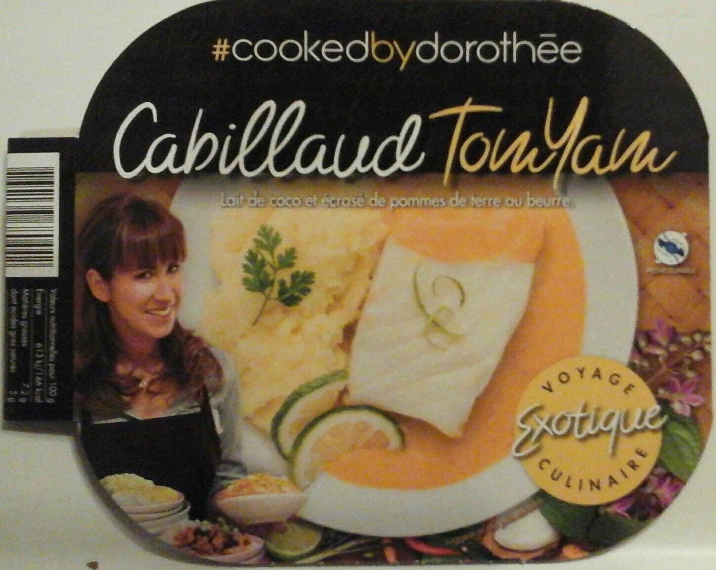 Cookedbydorothée Cabillaud tom yam packshot