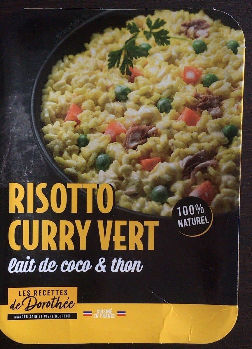 CookedByDorothée Risotto curry vert packshot