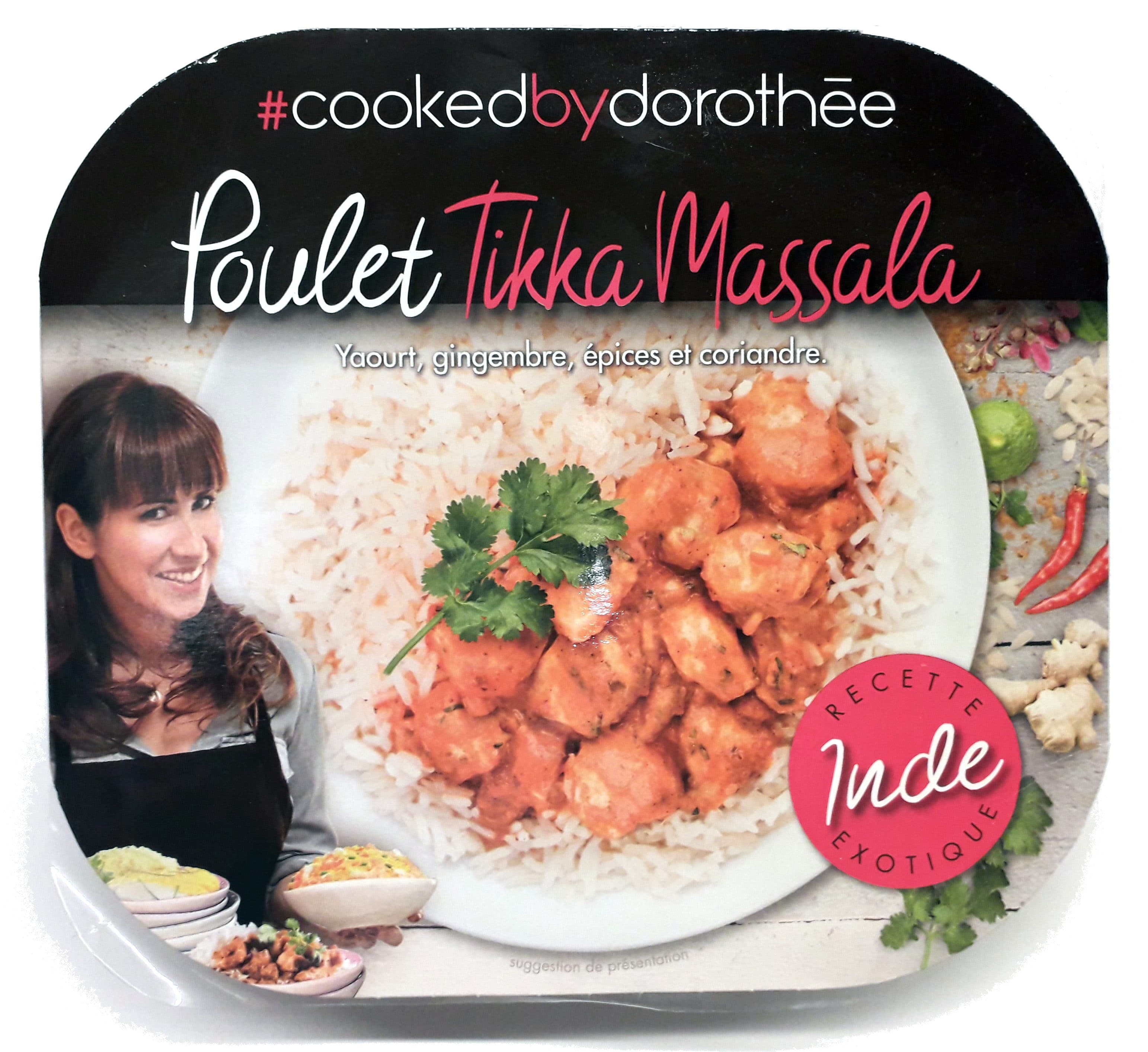 Cookedbydorothée Poulet Tikka massala packshot