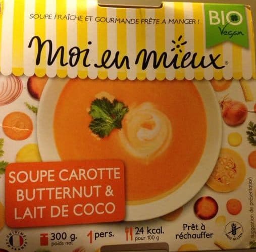 Moi En Mieux Soupe Carotte Butternut & Lait De Coco packshot