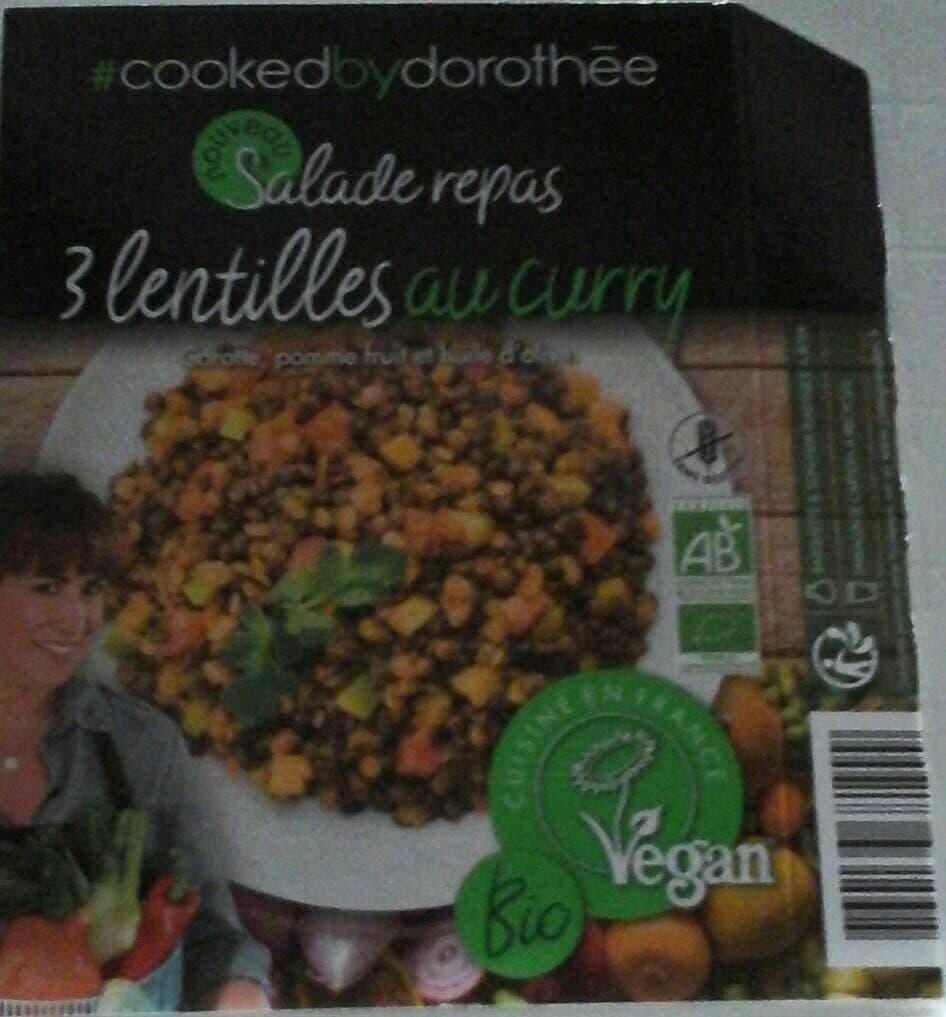 Cookedbydorothée Salade 3 lentilles packshot