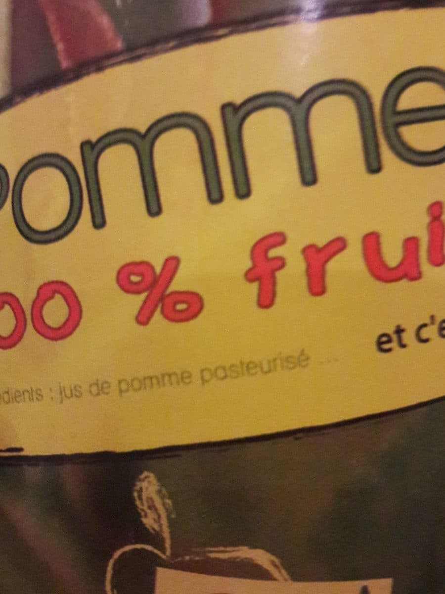 Open Food Facts Jus de pommes packshot