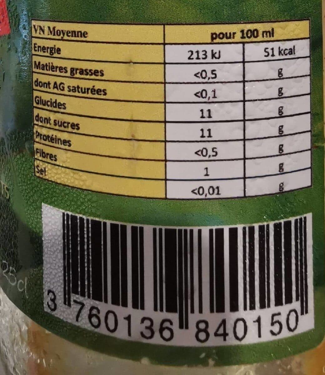 Open Food Facts Le fruit grandeur nature peche abricot packshot