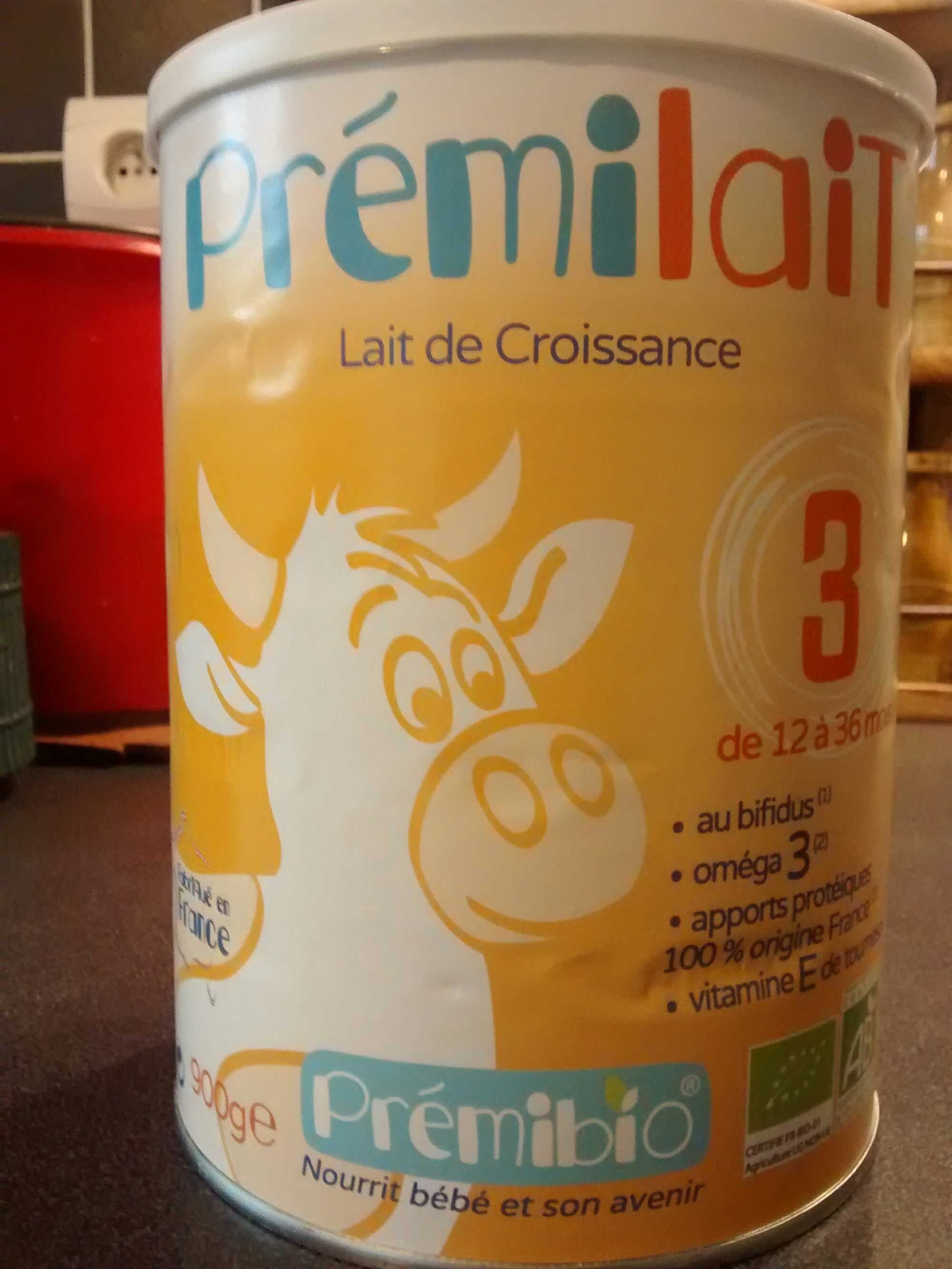 Prémibio Prémilait 3 packshot