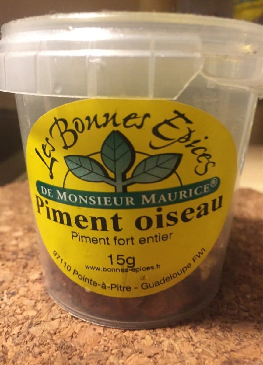 Les Bonnes Epices de Monsieur Maurice Piment fort entier "oiseau" packshot