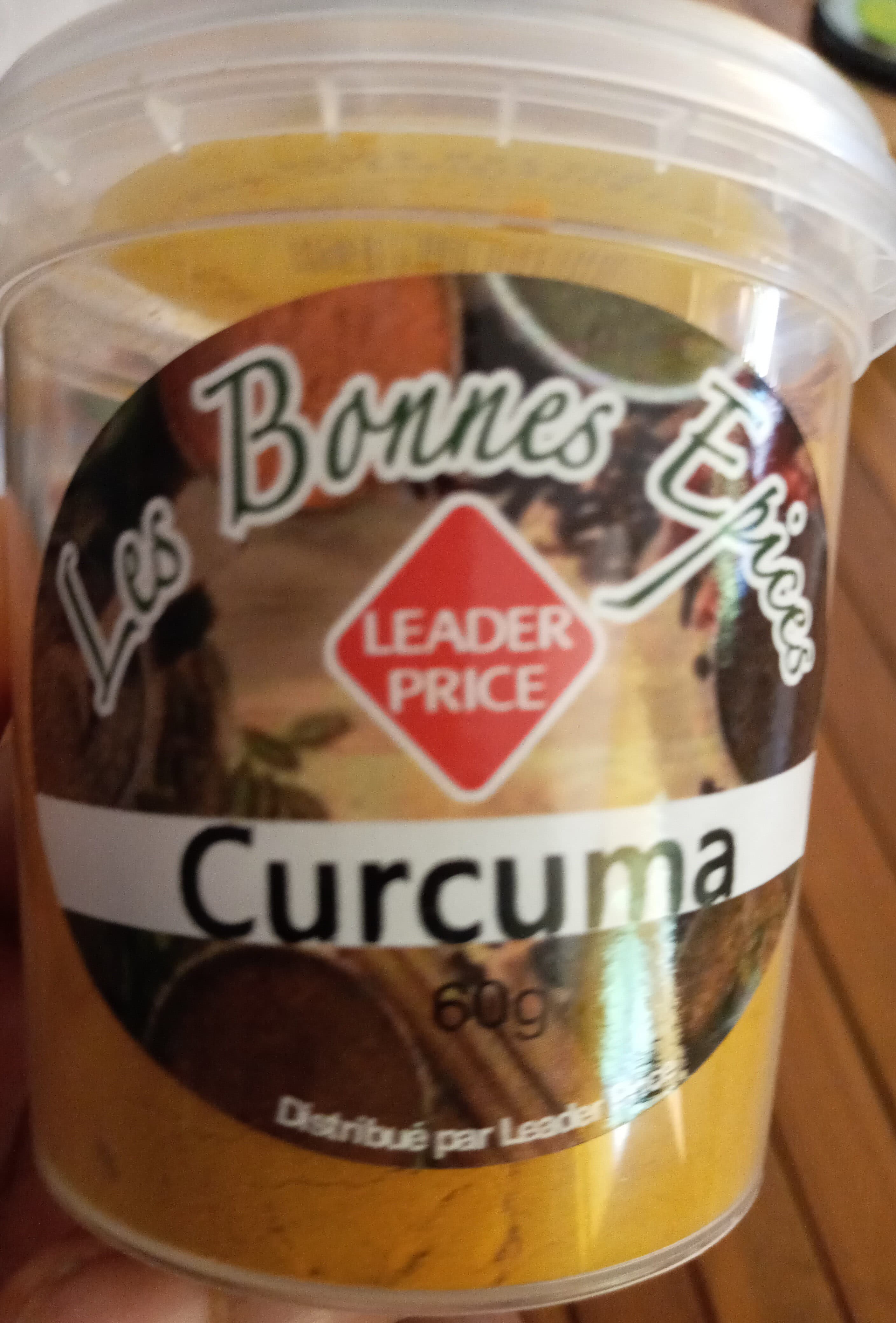 Leader Price curcuma moulu packshot