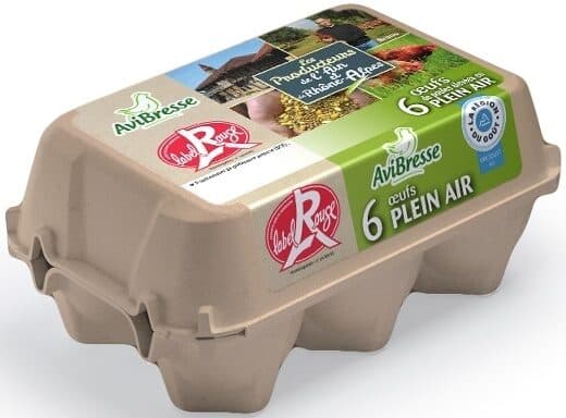 AviBresse 6 œufs AviBresse Label Rouge packshot