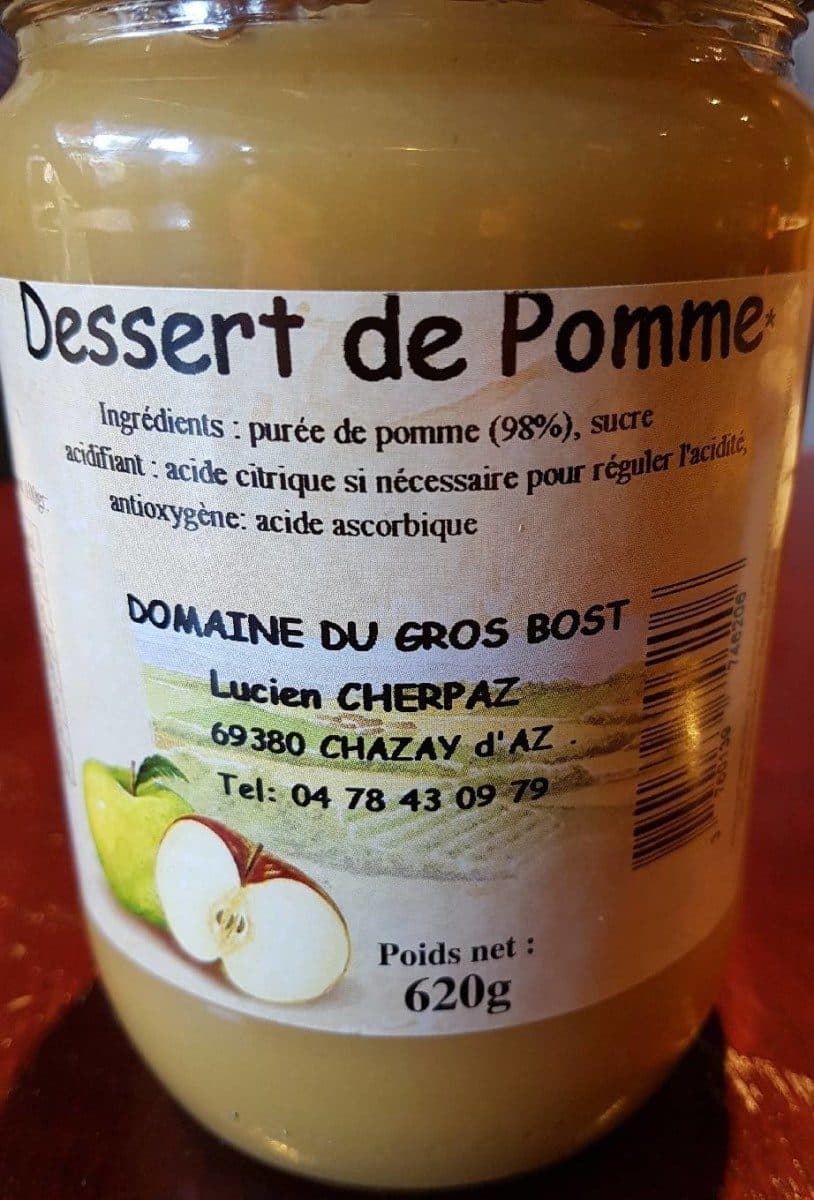 Open Food Facts Dessert de Pomme packshot