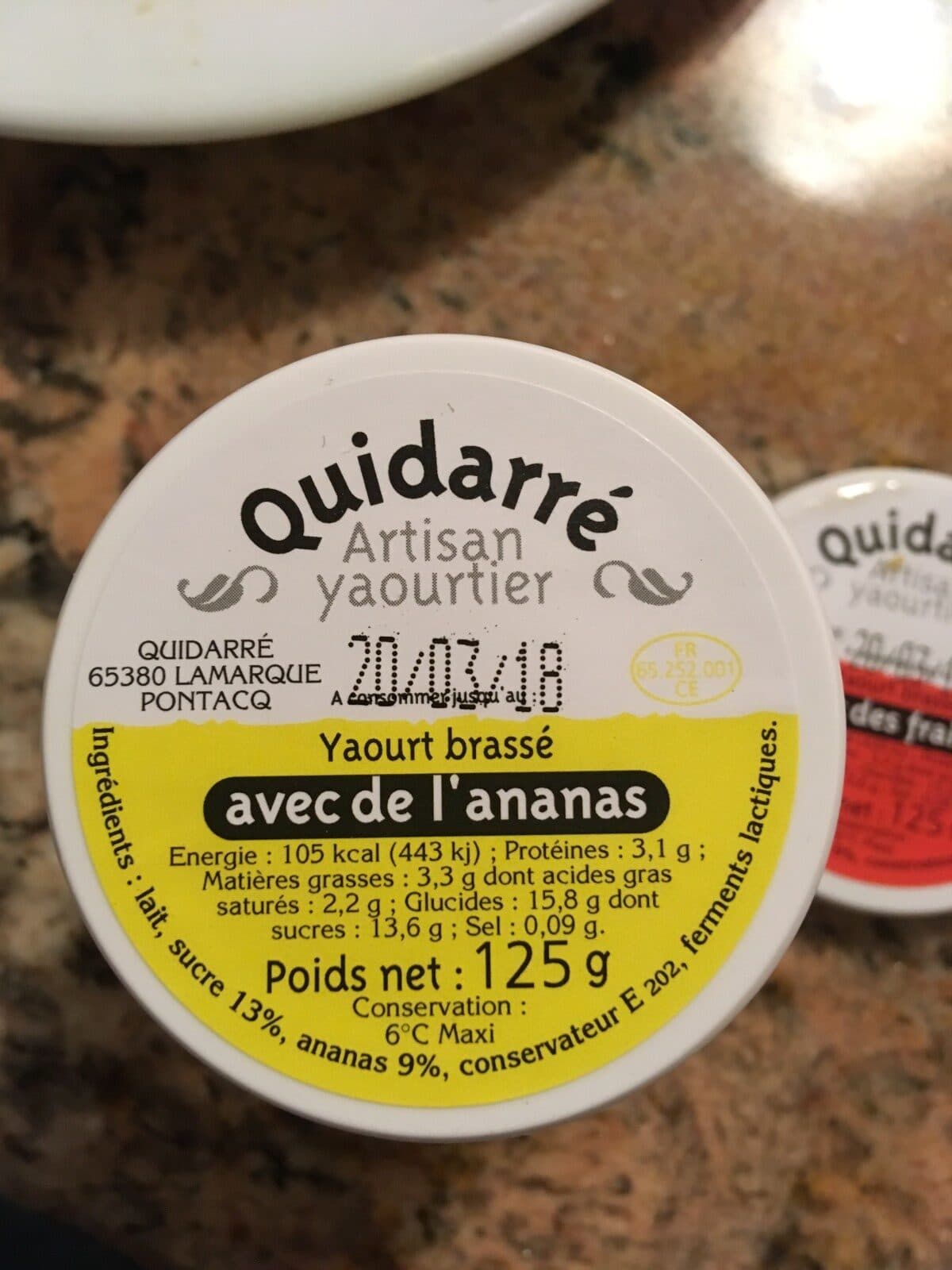 Quidarre Yaourts artisanaux packshot