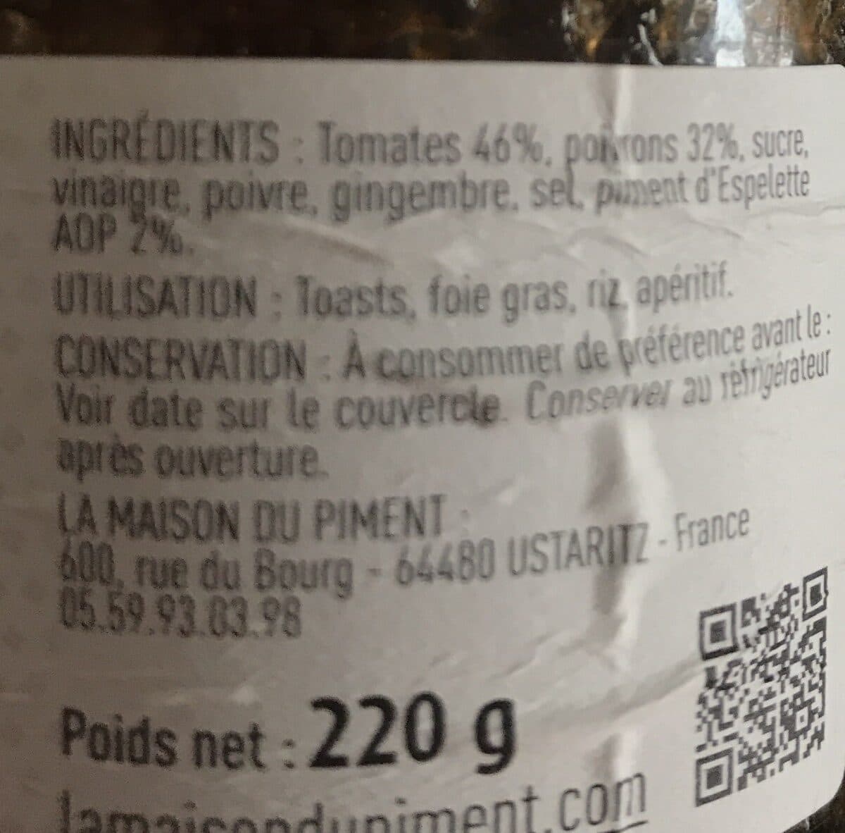 Open Food Facts Chutney packshot