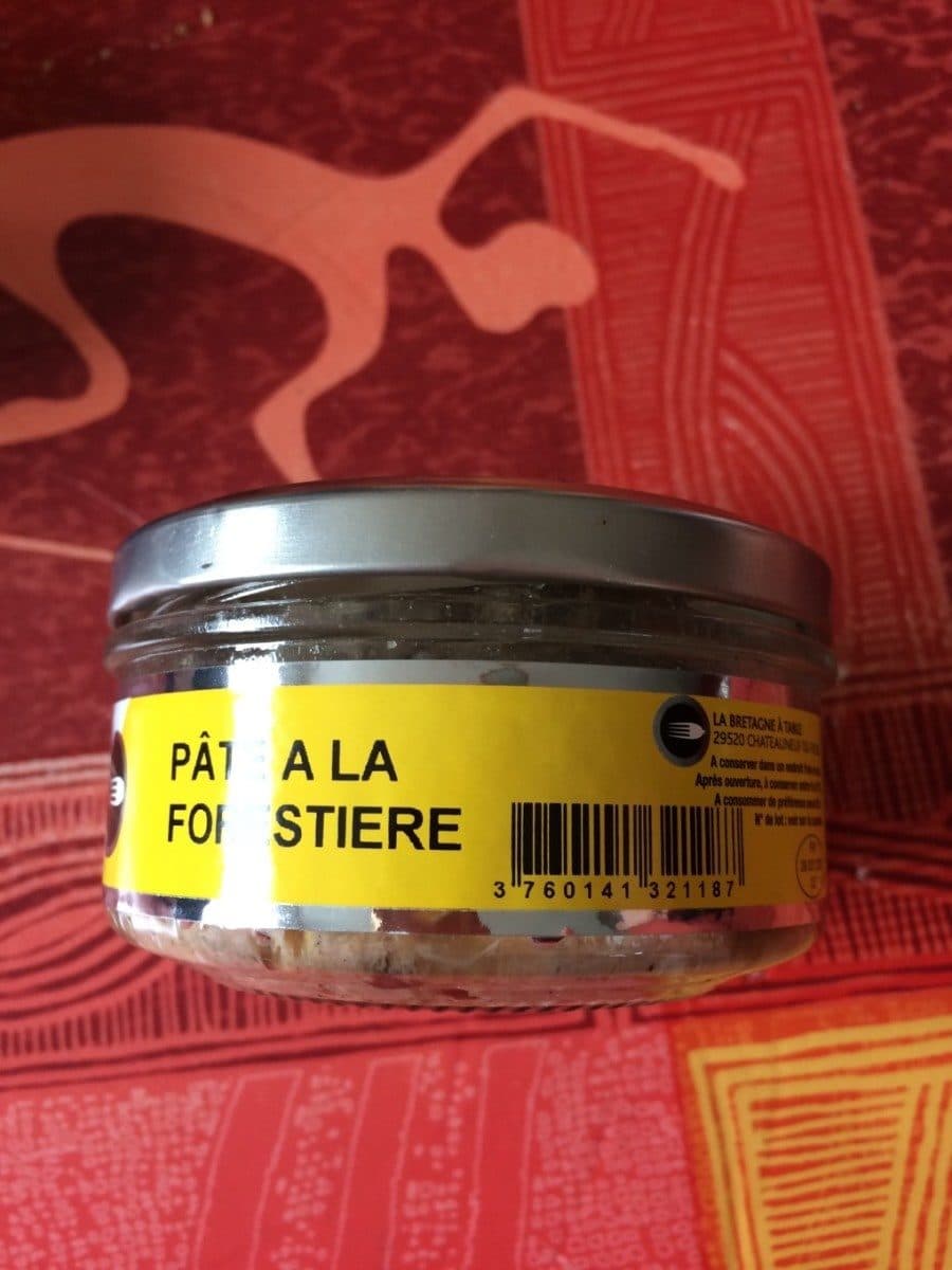 Open Food Facts Paté a la forestiere packshot