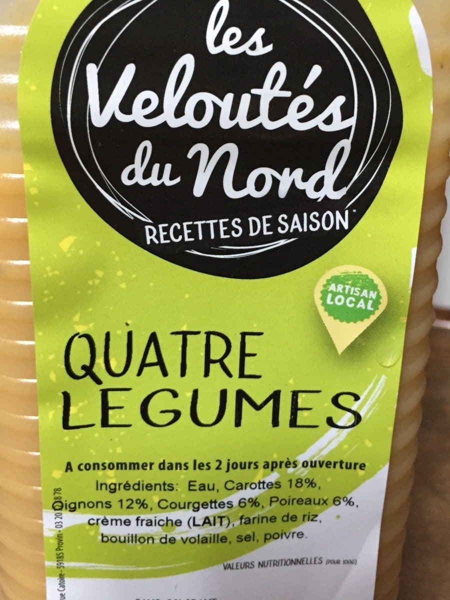 Les Veloutés du Nord Velouté 4 Légumes packshot