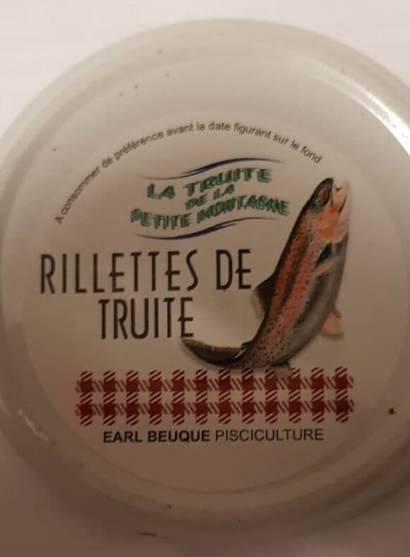 LA TRUITE DE LA PETITE MONTAGNE Rillettes de truite packshot
