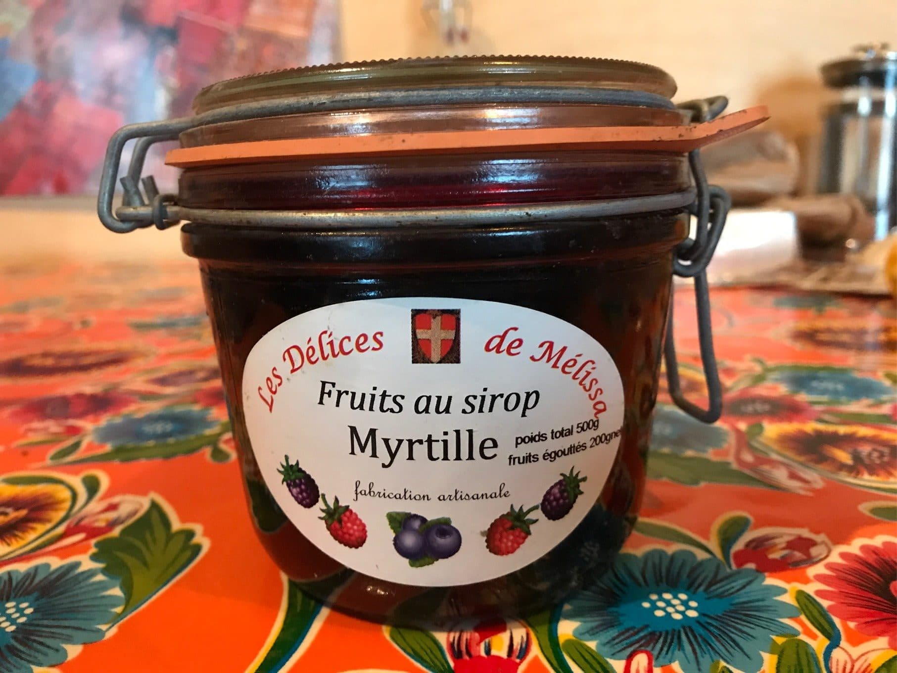 Les Délices De Mélissa Fruit au sirop Myrtille packshot
