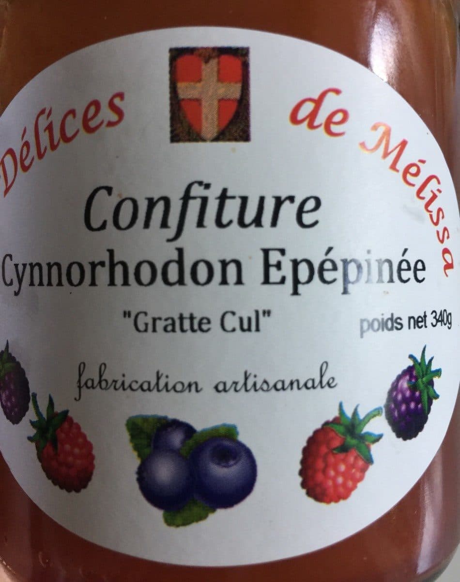 Les Délices de Mélissa Confiture de Cynnorhodon épépinée "gratte cul" packshot