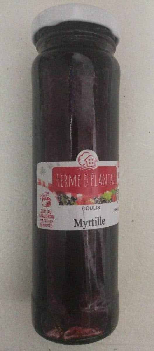 Ferme de la plantaz Coulis de myrtille packshot