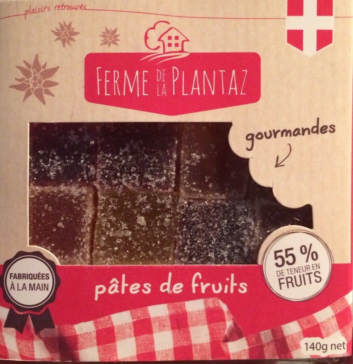 Ferme De La Plantaz Pates de fruits packshot