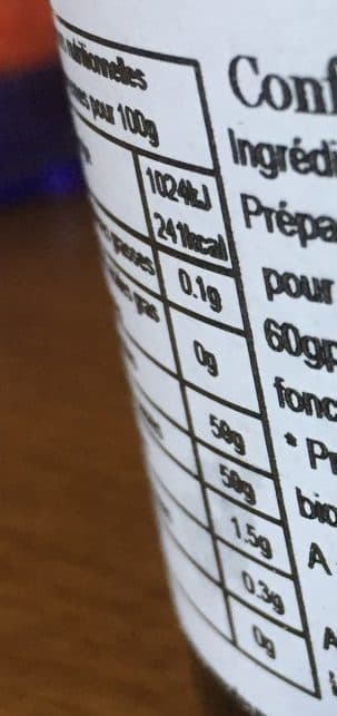 Maison Orset Bio Confiture de myrtilles packshot
