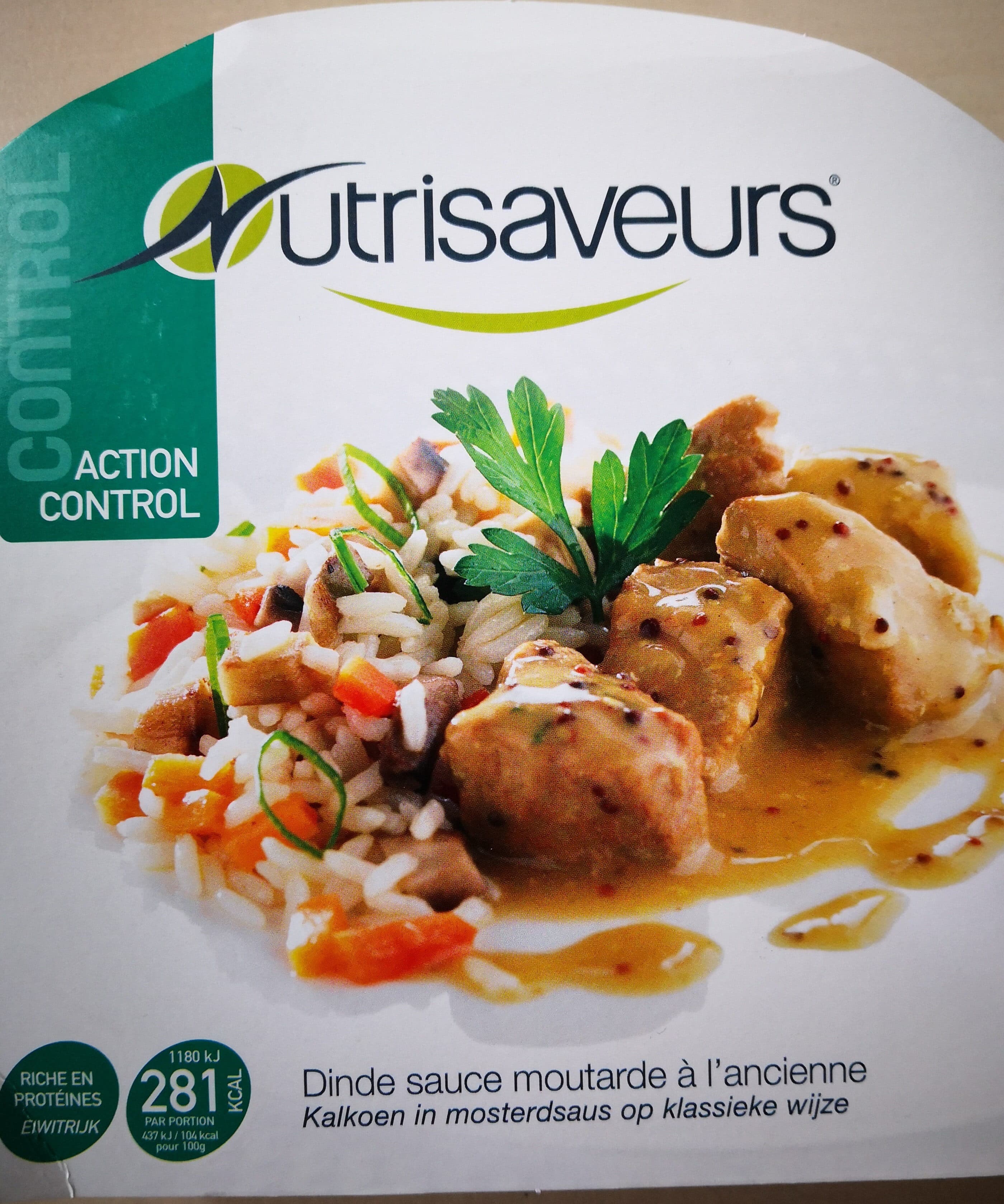 Nutrisaveurs Dinde Sauce Moutarde à L'ancienne packshot