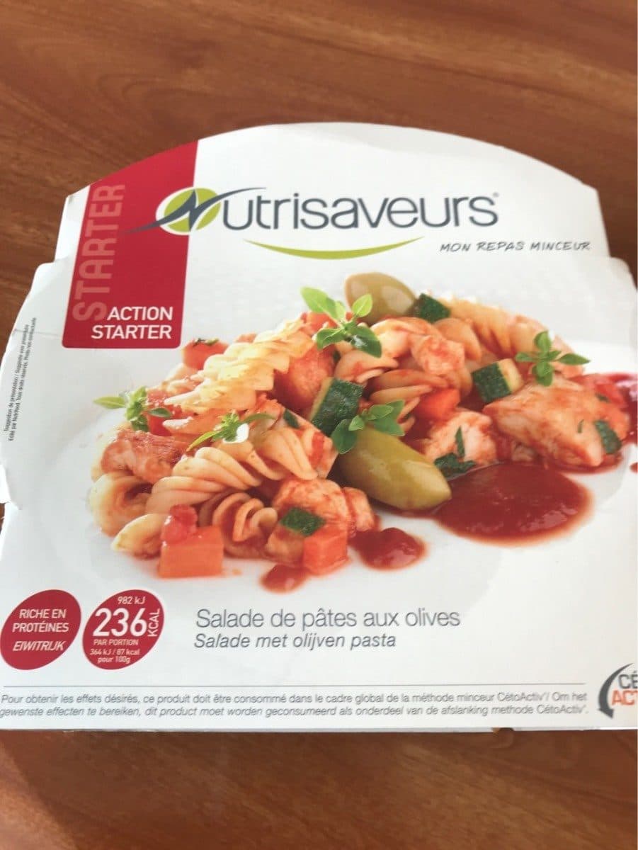 Nutrisaveurs Nutrisaveurs Salade De Pâtes Aux Olives packshot