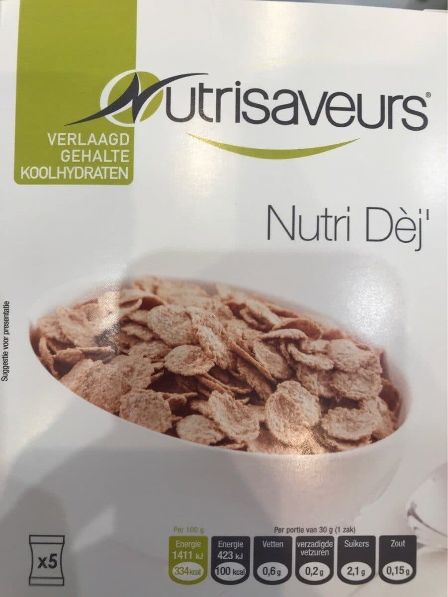 Nutrisaveurs Nutri dèj' packshot