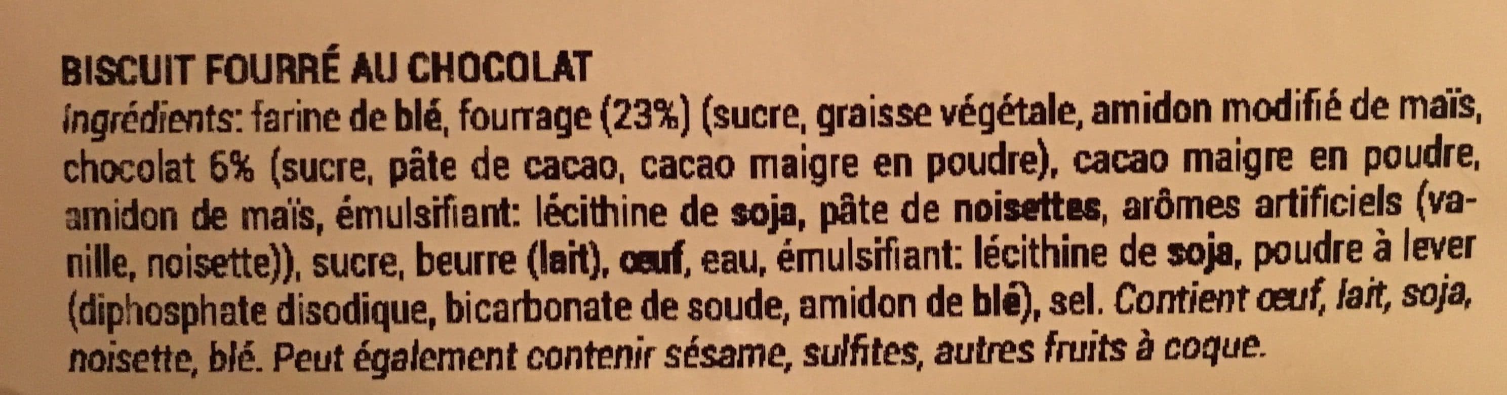 La Cure Gourmande Biscuit Fourré au Chocolat packshot