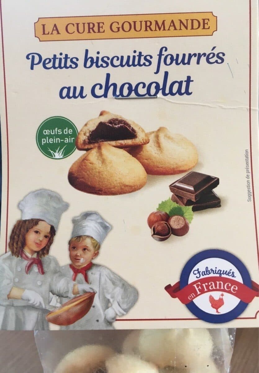 La Cure Gourmande Petits Biscuits fourrés chocolat packshot