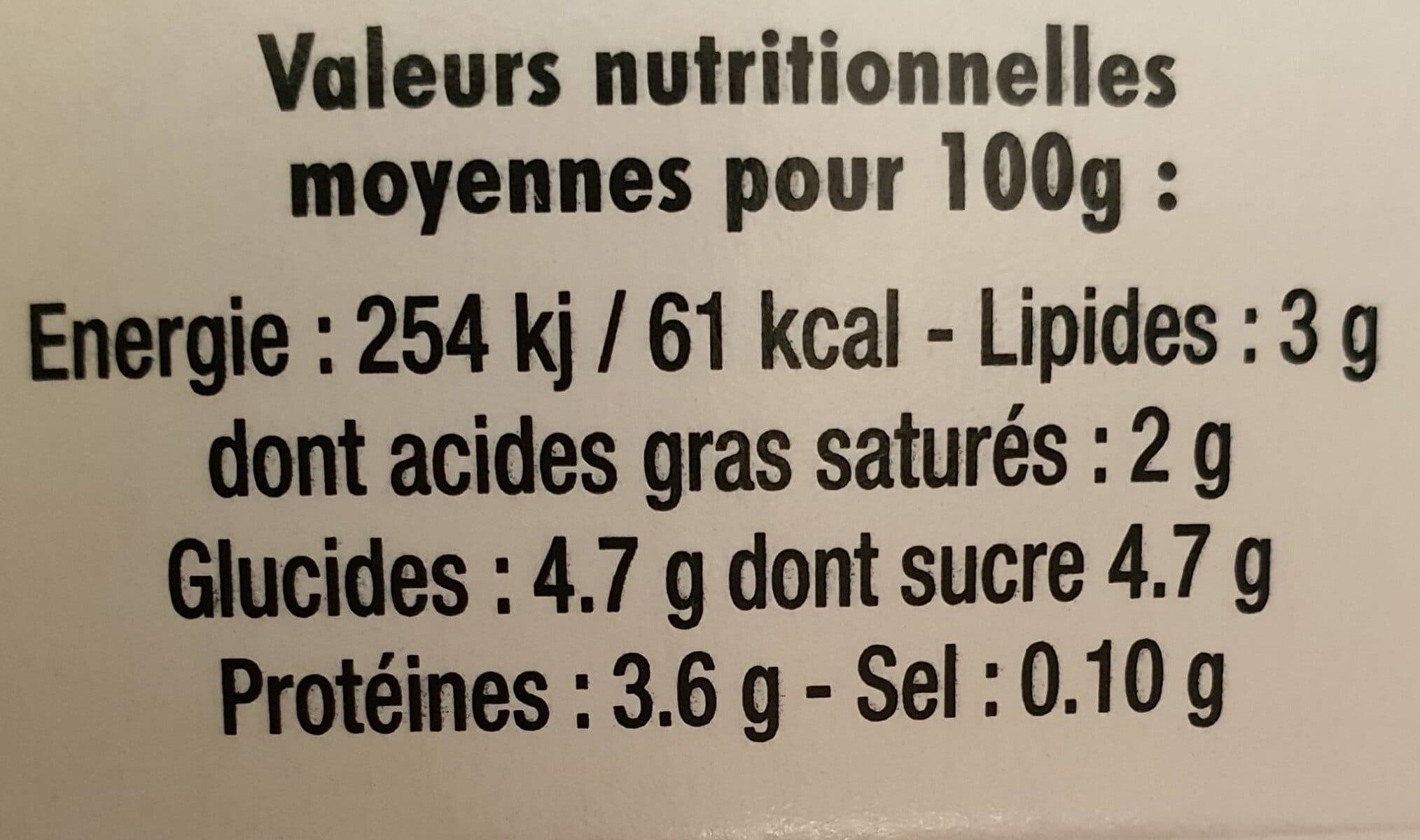 La Tourette Yaourt nature bio au lait entier packshot