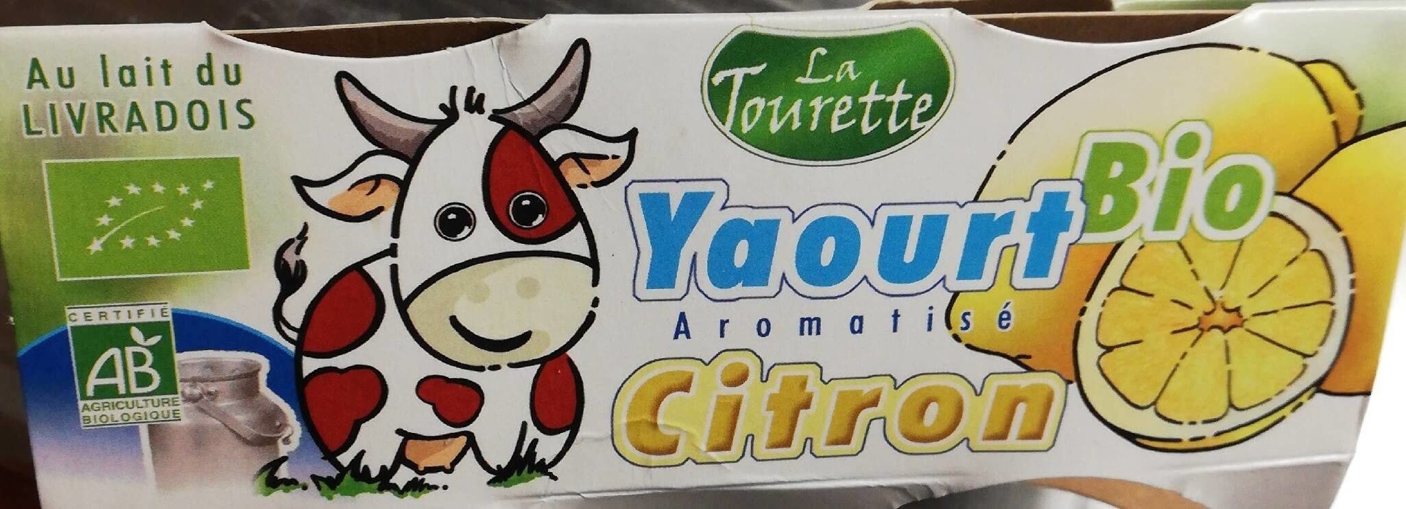 La Tourette Yaourt bio arome citron au lait entier LA TOURETTE packshot