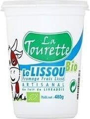 La Tourette La tourette, Le lissou fromage frais au lait entier bio packshot