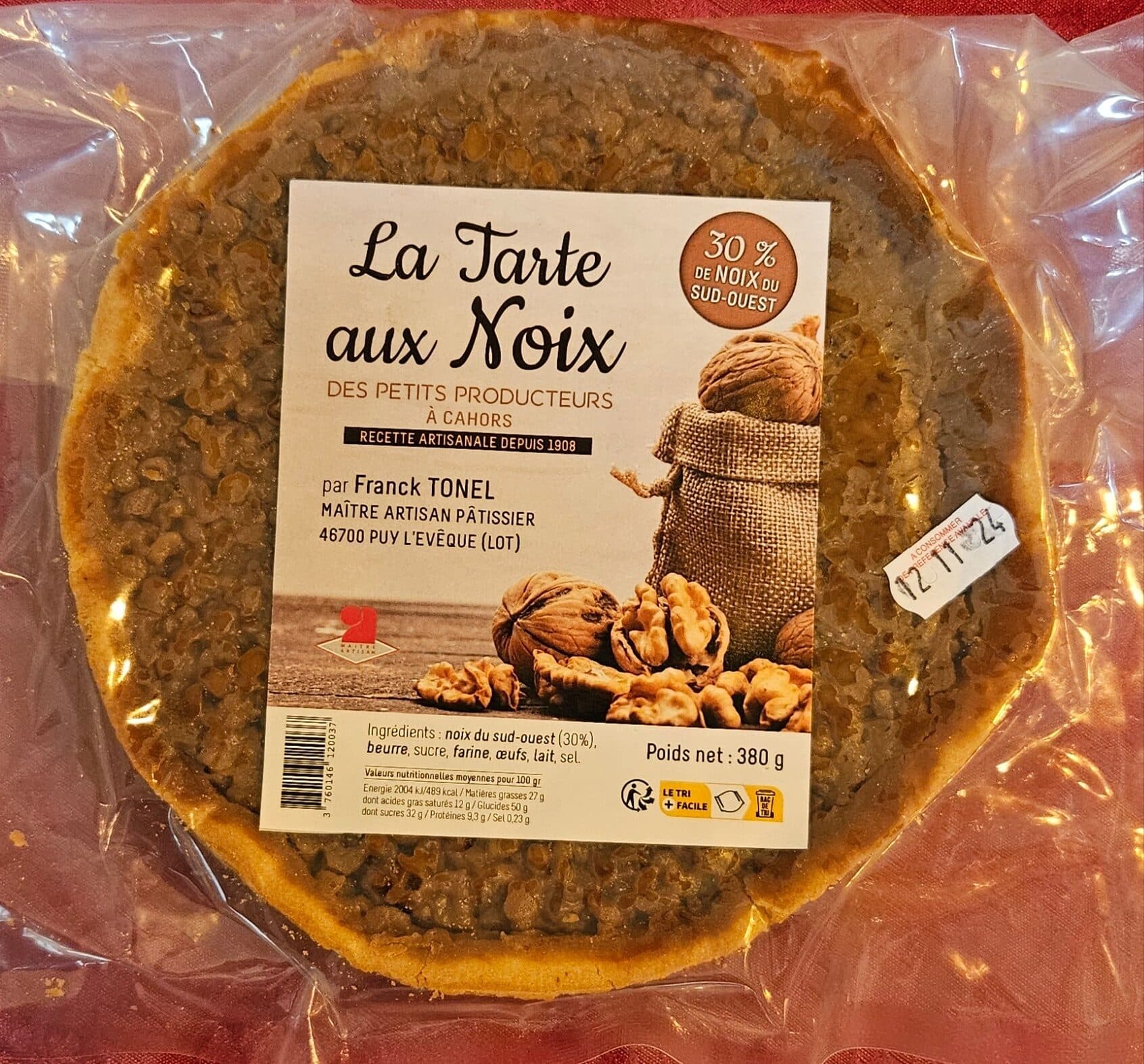 Franc Tonel Tarte aux noix packshot