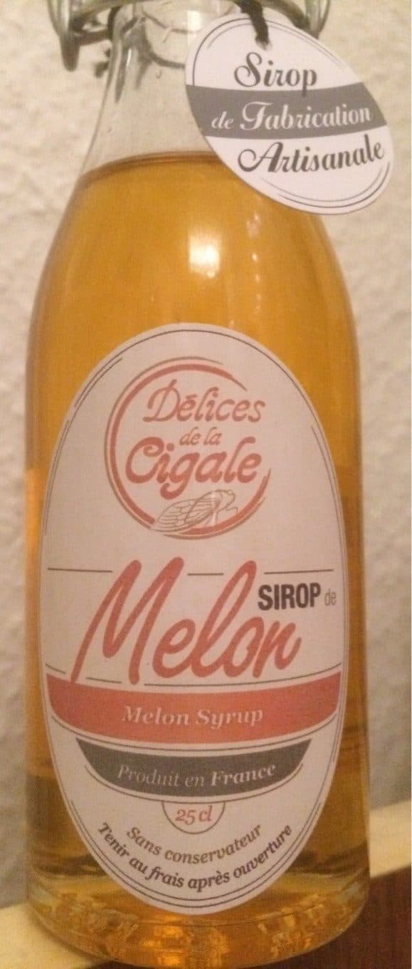 Delices De La Cigale Sirop de melon packshot
