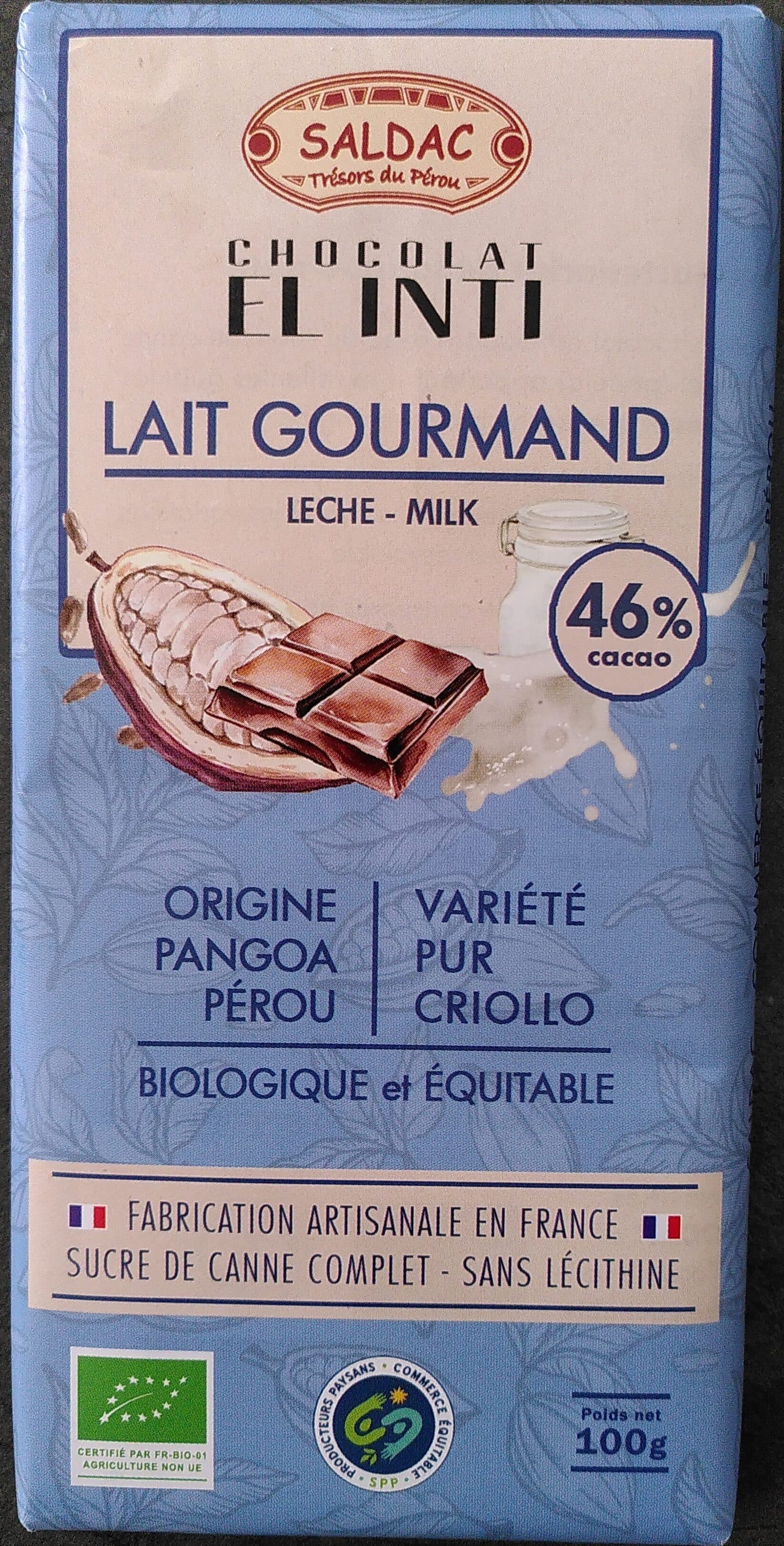 Saldac Chocolat El Inti lait gourmand packshot