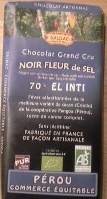 Saldac Chocolat grand cru, noir fleur de sel packshot