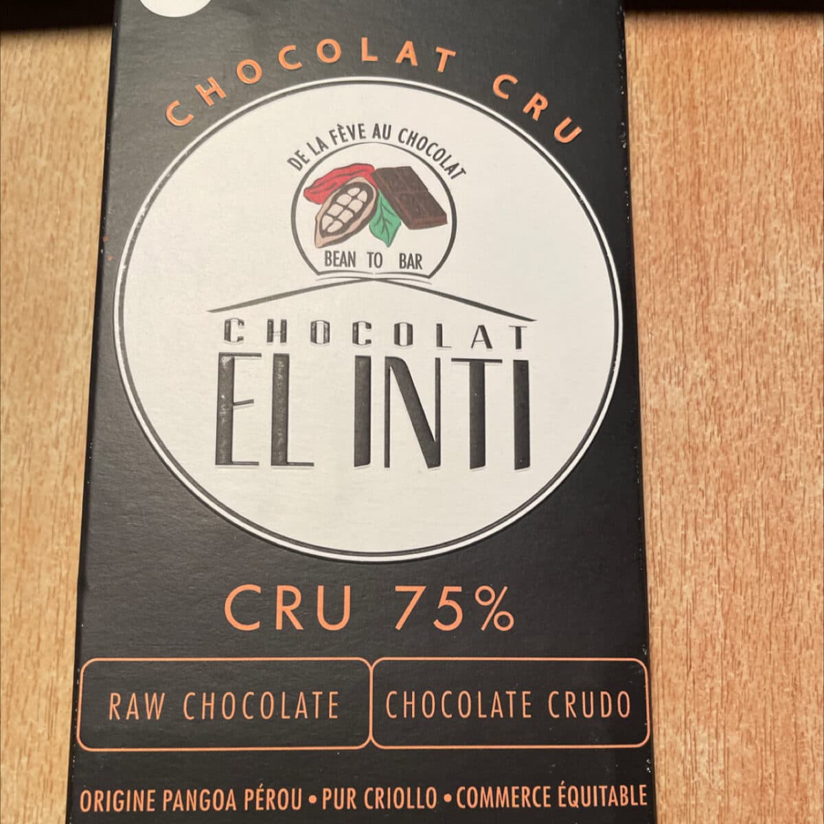 Saldac Chocolat cru 75% EL inti packshot