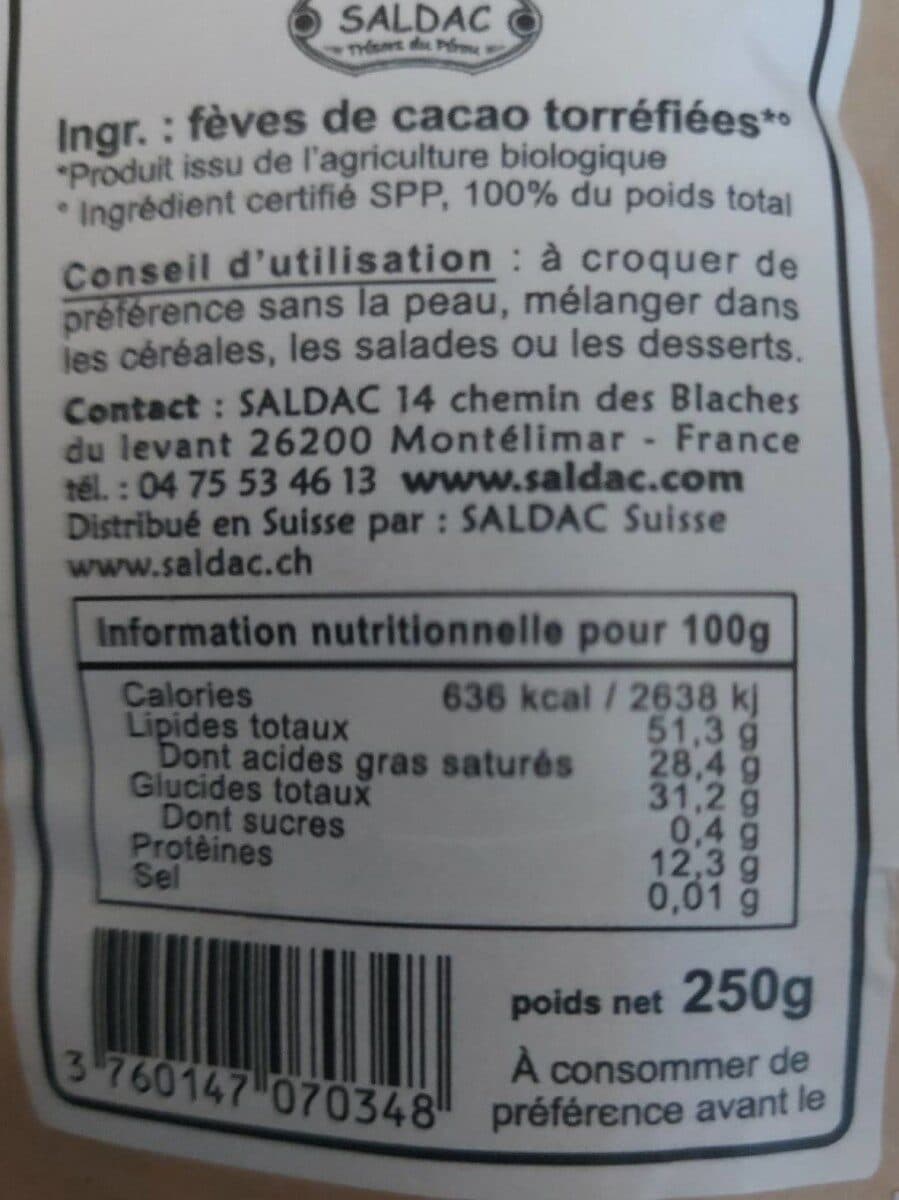 El Inti Feves de cacao torrefiees packshot