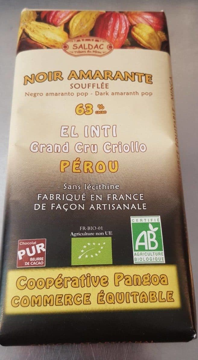 Saldac Noir amarante packshot