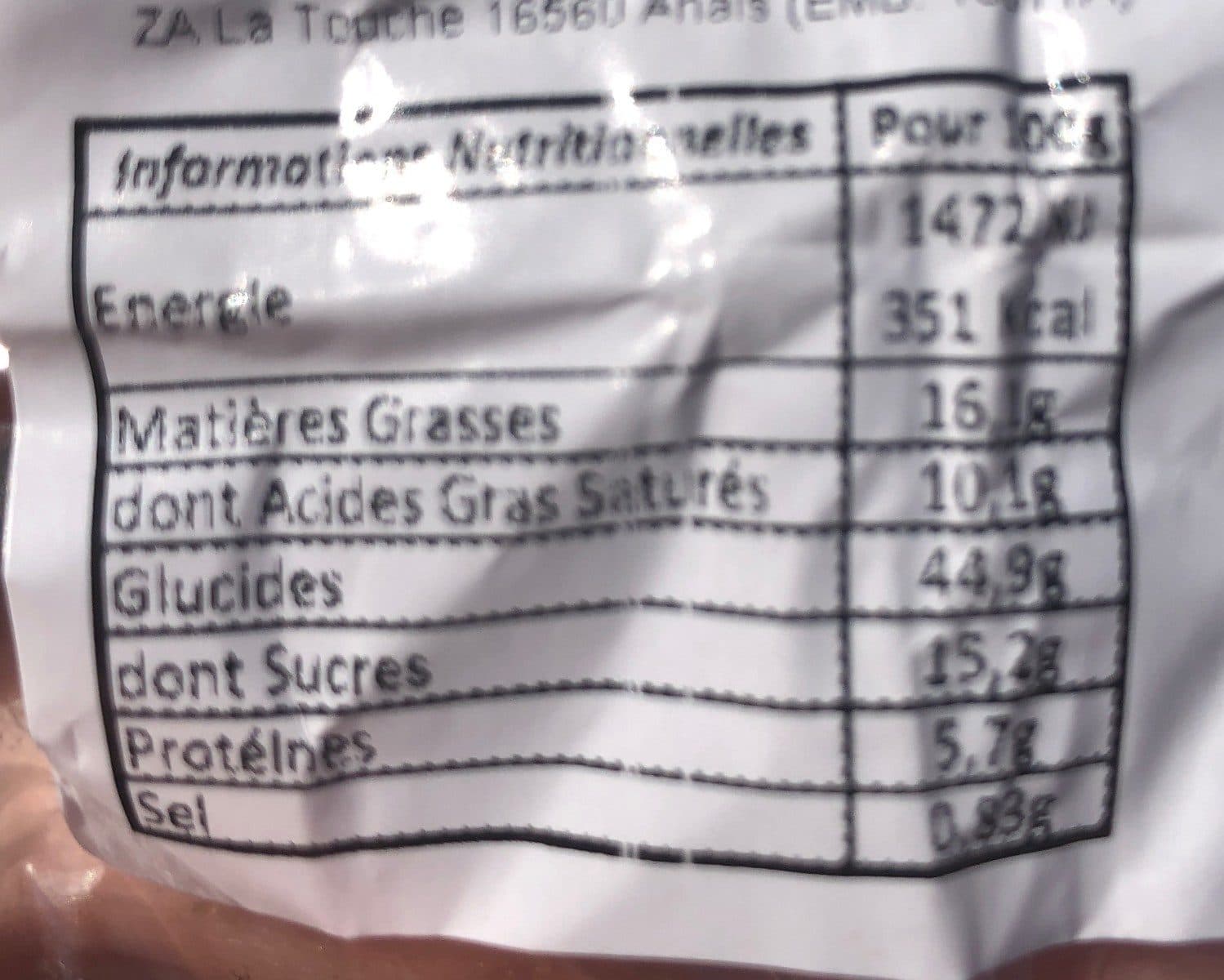Open Food Facts Pain au raisins packshot