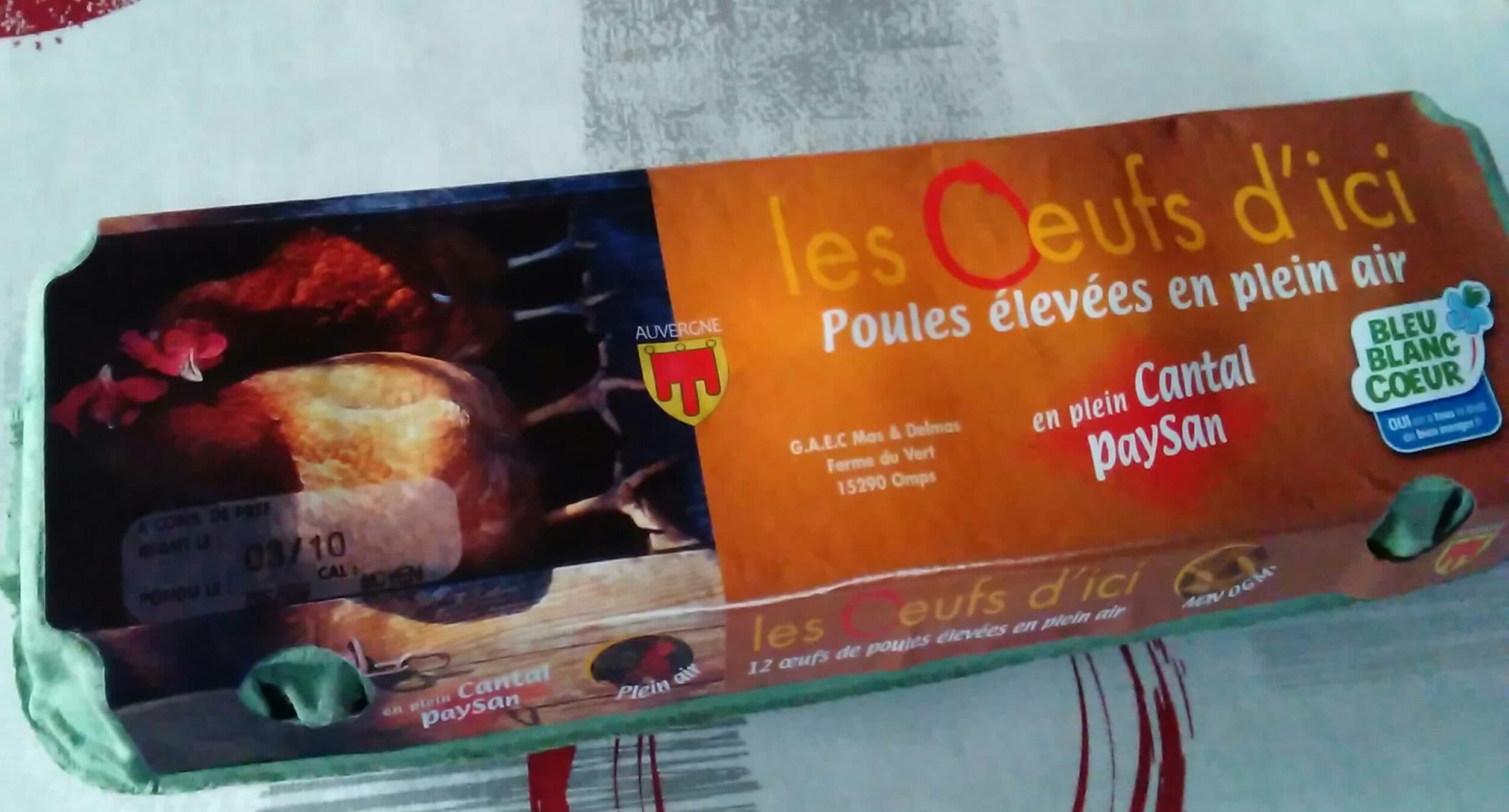 Open Food Facts Oeufs frais Mas et Delmas packshot