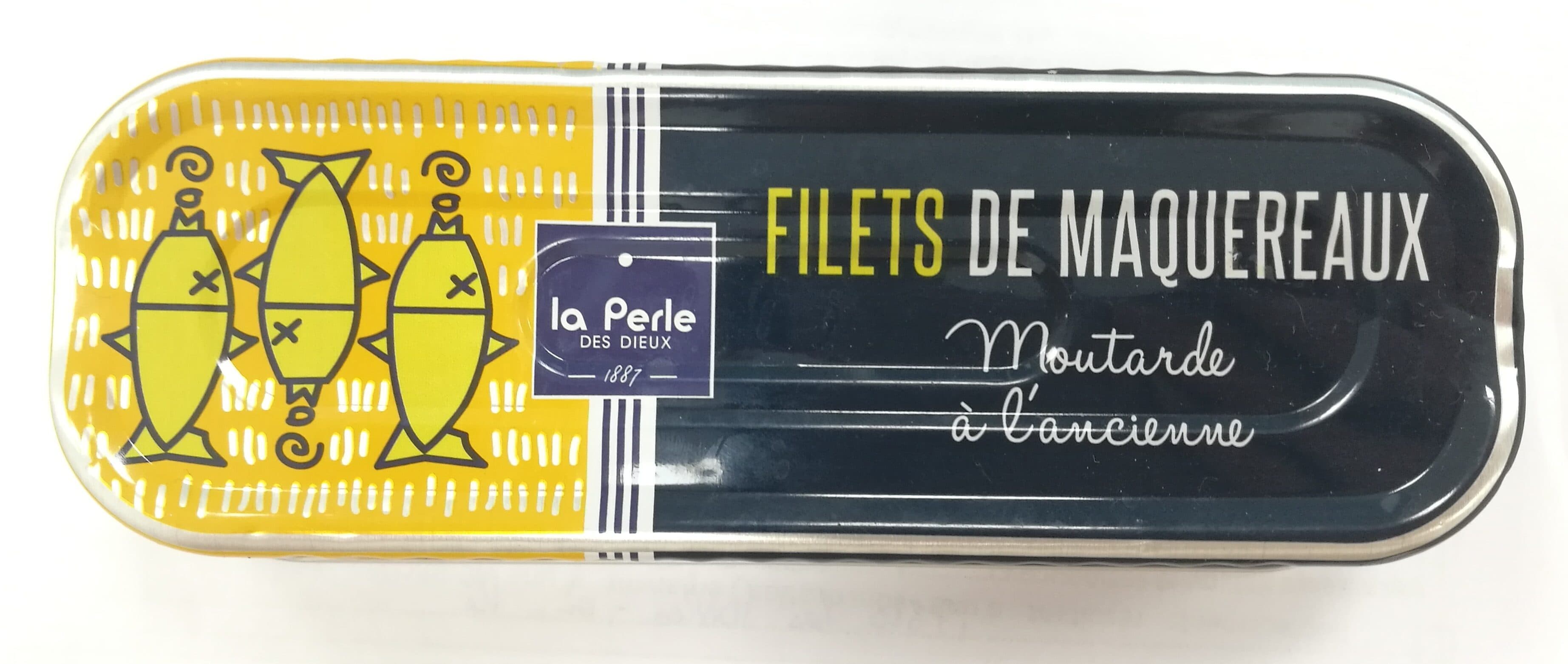 La perle des dieux Filets de Maquereaux à la moutarde packshot