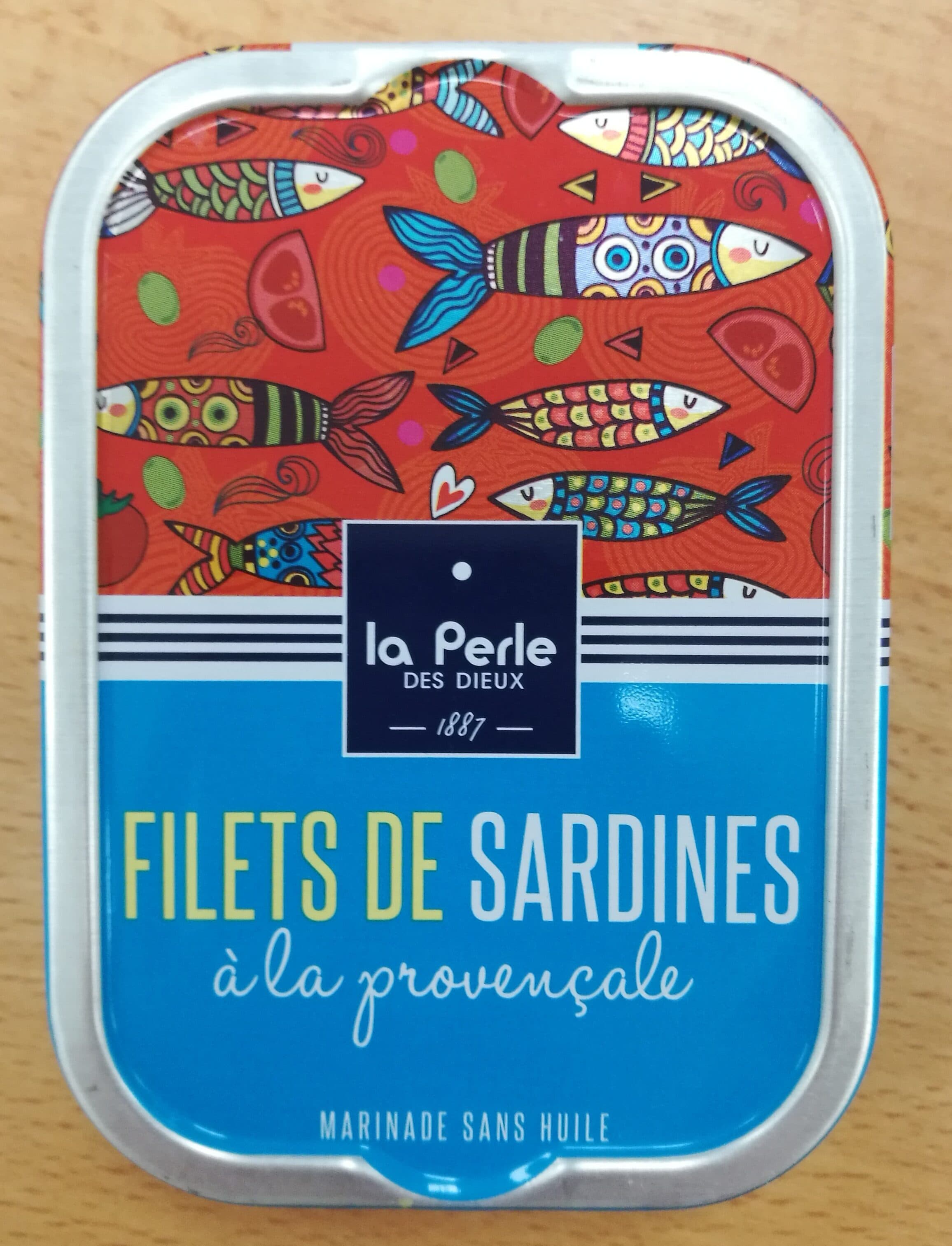 La Perle des Dieux Filets de sardine à la Provençale (sans huile) packshot