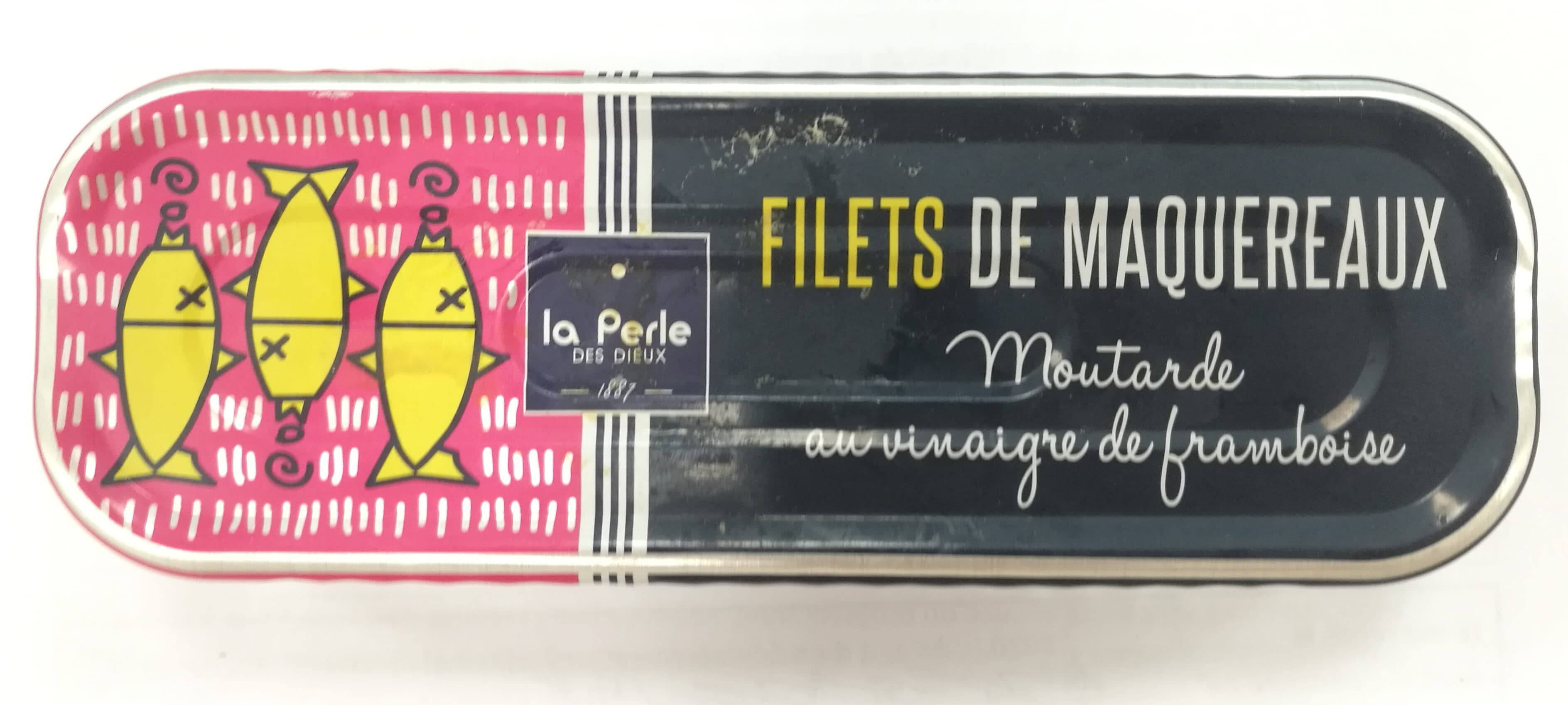La Perle des Dieux Filets de maquereaux à la moutarde et vinaigre de framboise packshot
