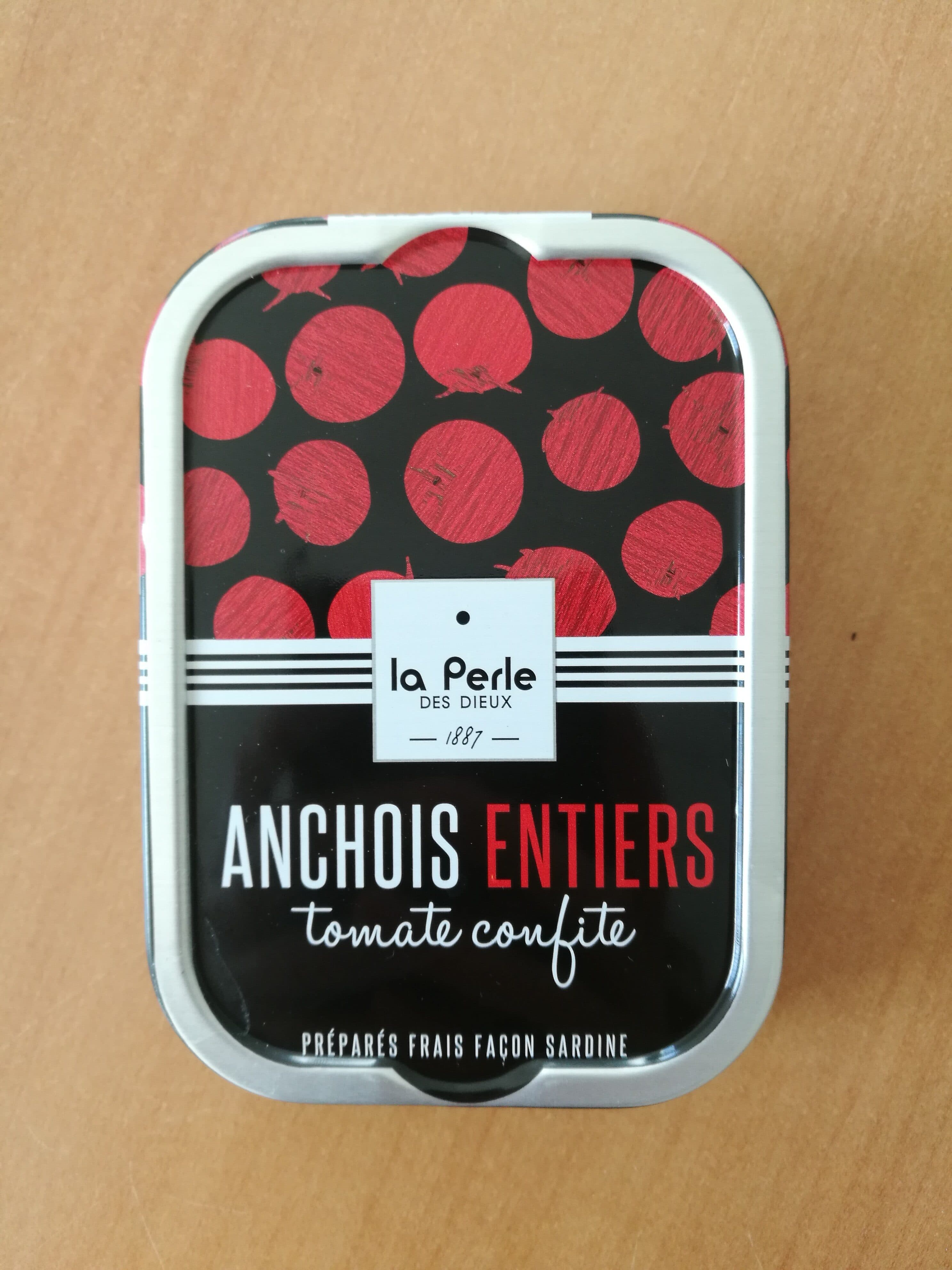 La Perle des Dieux Anchois à la tomate confite packshot