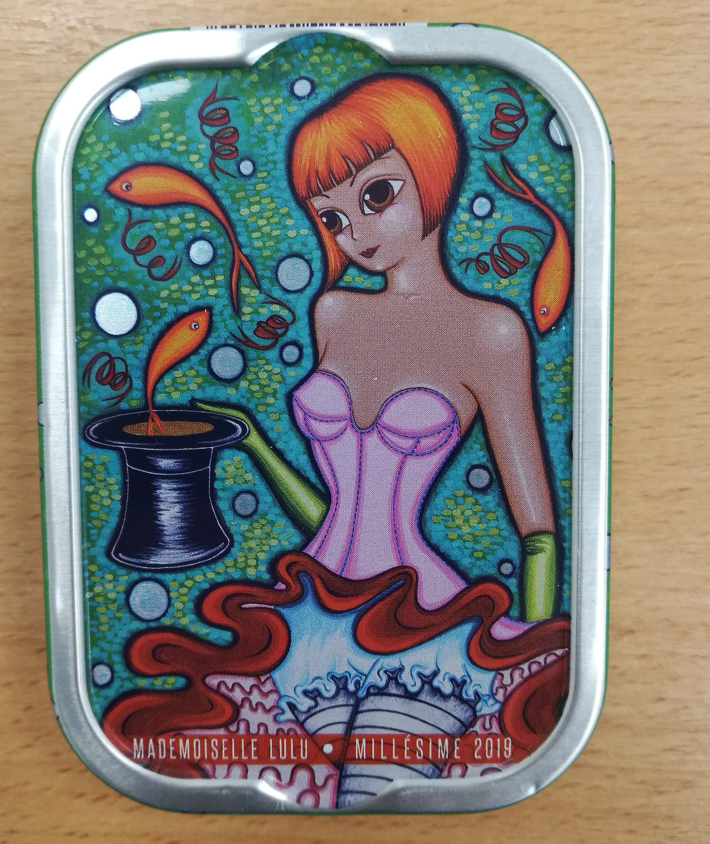La Perle De Dieux Sardines Millésimées 2019 "Le cabaret de Lulu" packshot