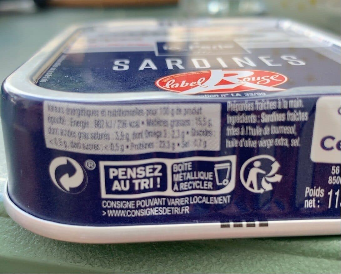 La Perle Des Dieux Sardine packshot