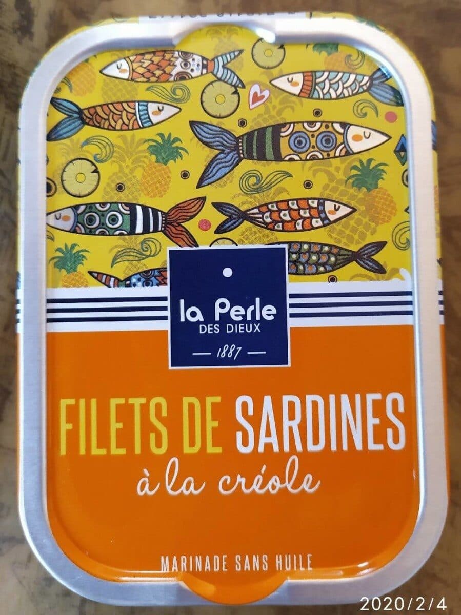 La Perle des Dieux Filets de sardines à la creole packshot