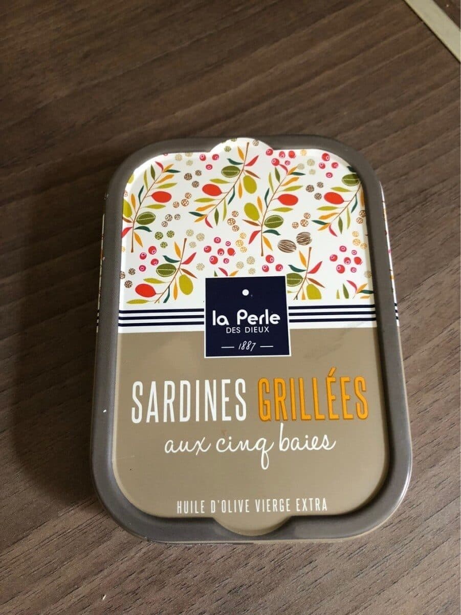 La Perle des Dieux Sardines grillées aux conq baies packshot