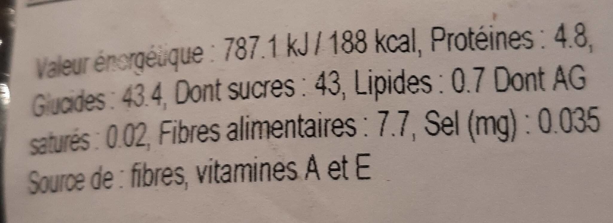 Open Food Facts Abricots Bruns Moelleux packshot